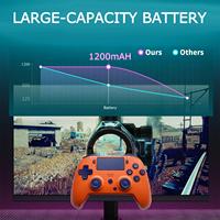 Control de Juego Inalámbrico Universal HX168PRO para PC/PS4/iOS/Android/PC360/Switch/Switch2, 6 Ejes y Motores Duales, Gamepad BT