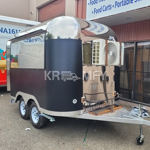 2025 Stainless Steel Truck Hot <b>Dog</b> Deep Fryer Pizza Mini <b>Food</b> Trucks Miami Ice Push <b>Stand</b> Cart Trailer - Product Image 3