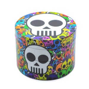 2025 gran oferta 55 MM logotipos personalizados cartón colorido impresión completa molinillo de hierbas de aleación de Zinc para venta al por mayor - Product Image 2