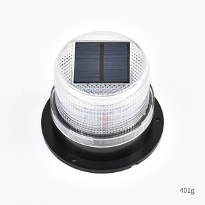 12V24V LED Solar Car Strobe Light Luz de advertencia Marina magnética grande Rojo azul amarillo Luz de advertencia - Product Image 3