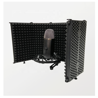 Prix d'usine 1 pièce Support acoustique noir P-OP-Filter & Bouclier d'isolation pour microphone pour S5 Portable de bureau Nouveaux accessoires et pièces