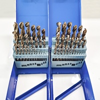 Jeu de forets hélicoïdaux à queue droite M35 HSSCO de haute qualité pour le perçage du métal et de l'acier inoxydable, outils CNC