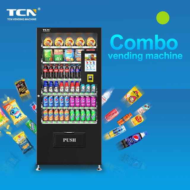 TCN Cashless Drink Vending Machine QR Code Payment Vending Machine for Snacks