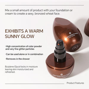 Etiqueta privada, venta al por mayor, maquillaje, contorno líquido, tres fuerzas, esencia autobronceadora, emulsión, gotas de bronceado sin sol facial - Product Image 6