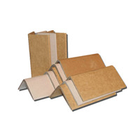 Protections de bord en forme de L en papier kraft imperméable en gros, panneaux en V, papier pour palettes pour l'emballage