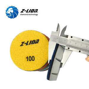 <span class=keywords><strong>3</strong></span> "후크 앤 루프 수지 다이아몬드 연마 콘크리트 바닥 연마 패드 - Product Image 6