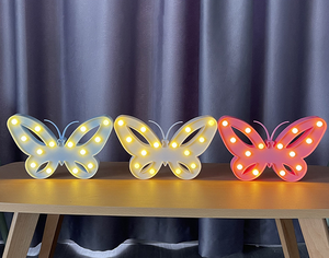 LED taç şekli Flamingo kaktüs palmiye ağacı işareti lamba tropikal temalı parti süslemeleri masa masa gece işıkları çocuk odası için - Product Image 4
