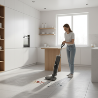 Machine intelligente intelligente sans fil pour aspirateur humide et sec, robot vadrouille, machine à main autonettoyante avec moteur sans balai pour la maison