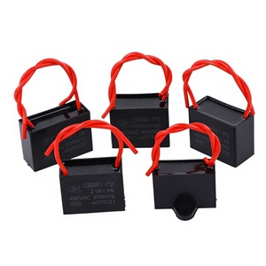 ตัวเก็บประจุเริ่มต้นพัดลมเพดาน CBB61 8/10/12/15/16UF 500V ยี่ห้อ CN Shanghai Baohui สำหรับเครื่องดูดควัน - Product Image 1