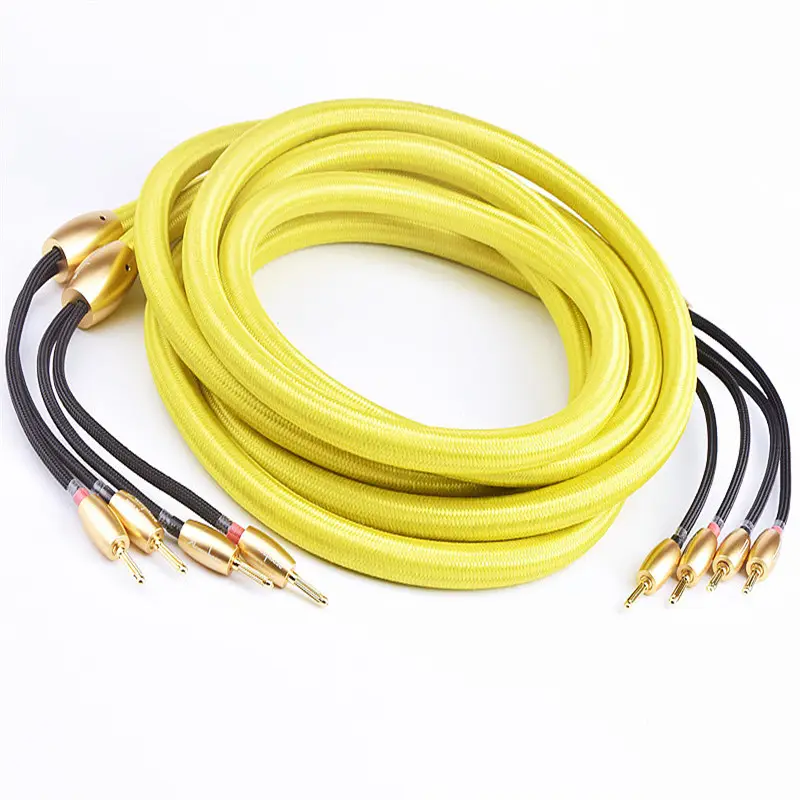 Accuphase Kabel Speaker Audio, Kabel Loudspeaker Audio Kelas Atas dengan Colokan Pisang Berlapis Emas 24K