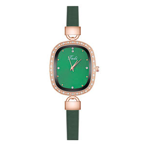 Reloj de Mujer Ms <span class=keywords><strong>TADI</strong></span> Ecológico con Movimiento de Cuarzo, Estilo Antiguo, con Incrustaciones de Diamantes, Estilo INS, Correa Ovalada Delgada de Acrílico - Product Image 4
