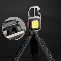 Lampe de poche COB d'urgence multifonctionnelle étanche à gradation Lampe de travail magnétique puissante et rechargeable