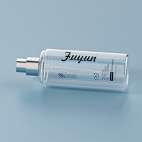 Fuyun Luxury 80ml PET Plastic Body Mist Bottle Upside Down Vide avec Pump Sprayer for Blush and Wig Use