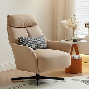 Fauteuil de canapé moderne rotatif de luxe Fauteuil de salon inclinable intérieur de salon Chambre à coucher Mobilier à dossier haut en cuir Design - Product Image 2