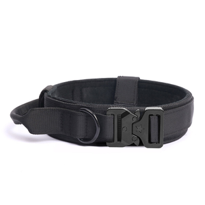 Wholesale Large Nylon Super Wide Heavy Duty 4cm Big <strong>Dog</strong> <strong>Collar</strong> Stainless <strong>Tactical</strong> Combat <strong>Dog</strong> <strong>Collar</strong> with Quick-Release - Product Image 4