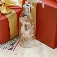 Décoration suspendue d'arbre de Noël de taille personnalisée de haute qualité boule de verre LED pour l'artisanat de fête de mariage
