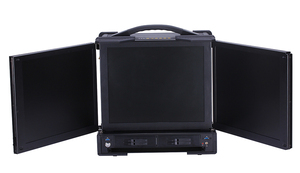 Ordenador portátil industrial multipantalla de 17 pulgadas, portátil resistente con resolución de 1024*1280, compatible con ordenador integrado Intel Xeon - Product Image 3