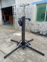 Elevador de torre de truss de servicio pesado de 250 kg con manivela y barra en T