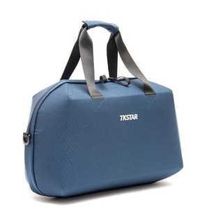 Sac de sport rigide antivol bleu avec fermeture éclair, sac de voyage, sac de rangement, sac à bagages - Product Image 1