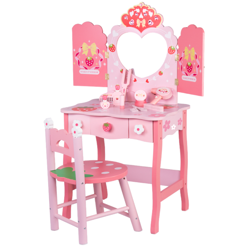 Игрушка принцесса для детей, ролевая игра, туалетный столик принцессы, игровой домик для девочек, набор для макияжа, детские игрушки для макияжа