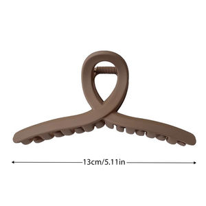 Huixin คลิปหนีบผมพลาสติกแบบเกาหลีสำหรับผู้หญิงกิ๊บหนีบผมทรงเรขาคณิตขนาดใหญ่ - Product Image 2