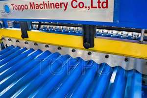 Hot <span class=keywords><strong>Sale</strong></span> Wellpappe Fabrik Direkt preis Metalldach walzen maschine Wellpappe Wellpappe walzen form maschine - Product Image 2