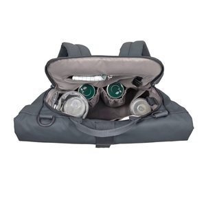 Zaino per mamma con stampa fasciatoio borsa per pannolini con attacco passeggino e portabottiglie per genitori in movimento - Product Image 4