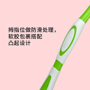 Brosse à dents personnalisable pour adultes à poils souples en nylon, usage domestique, couleur personnalisable SF1476 - Product Image 2