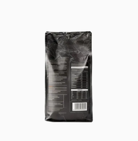Sac à café à fond plat personnalisé avec valve et fermeture éclair pour l'emballage des grains de café