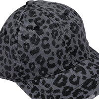 Vente en gros de casquette de baseball rétro 6 panneaux en coton casquette de sport vintage bord incurvé impression léopard élégant Gorras