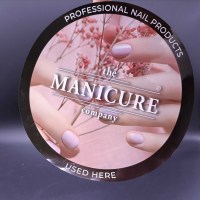 Étiquettes autocollantes de fenêtre en vinyle à impression double face imperméables personnalisées