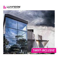 Fenêtres à triple vitrage du sol au plafond, grandes fenêtres en verre, grandes fenêtres panoramiques pour la maison