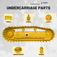 Rouleau supérieur 6K9880 6Y1781 pour chargeuse sur chenilles Caterpillar 943 953 953B 953C, pièces de train de roulement robustes