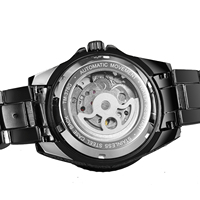 Produits populaires en stock : Montre Forsining à bracelet en acier inoxydable, tourbillon 3D ajouré, automatique, mécanique, jour/nuit, pour hommes
