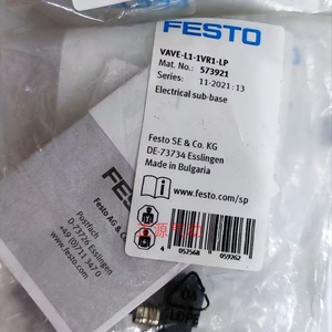 Placa de Conexión Eléctrica Festo VAVE-L1-1VR8-LP IP65 8 Entradas/Salidas Digitales - Product Image 1