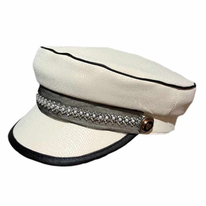 帽子 NKINT vegan leather sailor hat NKINT vegan leather sailor hat