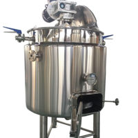 Équipement de brasserie 50L 100L mash tun brassage domestique Équipement de brassage de bière 200L