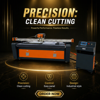 Machine de découpe à couteau oscillant CNC pour revêtement supérieur en cuir et coupe de matériaux intérieurs de voiture avec coupe pneumatique