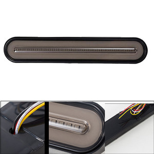 Imperméable 100 LED Remorque Camion Frein Lumière <span class=keywords><strong>3</strong></span> En 1 Néon Halo Bague Queue de Lumière D'arrêt De Frein Fluide Clignotant lampe 12-24V - Product Image 4
