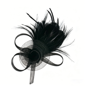 Serre-tête fascinateur avec plumes, chapeau de fête pour femmes pour le Kentucky Derby, cocktail, mariage, soirée déguisée - Product Image 2