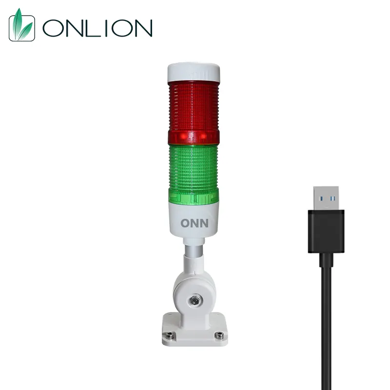 ONN-M4 tricolore USB controllato Led spia di avvertimento 5V Led pila luce RYG