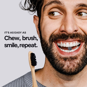<span class=keywords><strong>Dentifricio</strong></span> Solido OEM da Viaggio, Compresse Masticabili al Carbone e Menta per lo Sbiancamento dei Denti, 30/60 Pezzi Senza Plastica - Product Image 5