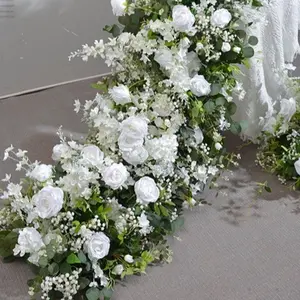 Decoración floral artificial estilo bosque con lirios del valle para bodas, mesas largas, mesas de reuniones y arcos. - Product Image 3