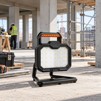 Tragbare Wiederaufladbare LED-Arbeitsleuchte Stativmontierbar USB-C Flutlicht für Bau Camping Notfallgebrauch