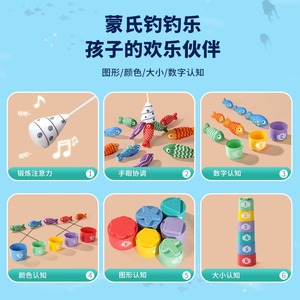 Juguetes de pesca de gran venta, juguetes de captura de peces para niños y estanques de pesca de tela para bebés de 1 y 2 años - Product Image 5