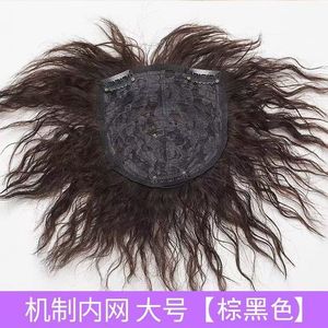 Corn Silk Hair Replacement <b>Block</b> For Women Real Hair Top Cover Gray Hair Lightweight Summer Wear - Product Image 2
