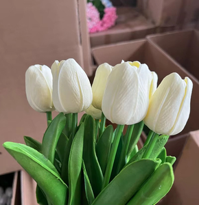 Bulk China False Faux Simulation Pu <b>Artificial</b> Tulips Plants Flowers <b>Bouquets</b> Wholesale Decor Wedding Decoration Bath - Product Image 6