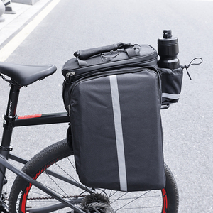 Sacoche de vélo multifonctionnelle à coque rigide avec <span class=keywords><strong>sangle</strong></span> réglable, grande capacité, pour porte-bagages <span class=keywords><strong>arrière</strong></span> VTT et vélo de route - Product Image 2