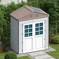 Cabane modulaire préfabriquée portable WooWild, isolée, étanche et alimentée à l'énergie solaire |   Abri mobile de rangement pour outils d'entrepôt, maisonnette, mini-maison