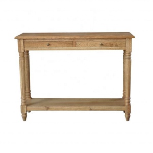 W5830-2S Lucius Pháp Phong Cách Châu Âu Rắn Gỗ Phòng Khách Đồ Nội Thất Giao Diện Điều Khiển Bảng Với Ngăn Kéo - Product Image 2